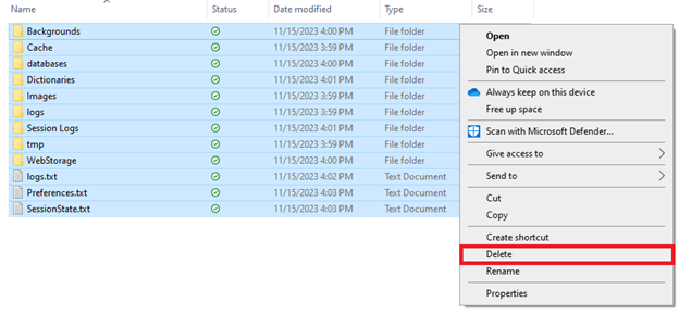 microsoft teams identities cache